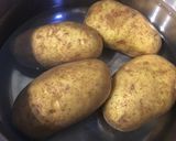 A picture of step 1 of Baked Mashed Potatoes.