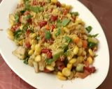 A picture of step 5 of Corn Bhel.