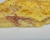 Foto del paso 11 de la receta: Tortilla de copos de batata, jamón y quesos