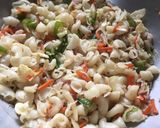 A picture of step 3 of Vegetable Macaroni.