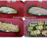 Foto del paso 3 de la receta Rollitos de berenjena de jamón y queso