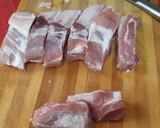 Foto del paso 1 de la receta: Costillas de cerdo guisadas al vino blanco (airfryer y olla rápida)