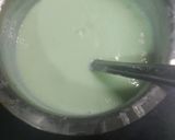 A picture of step 1 of Pista fruit custard orange jelly with black currant sauce.