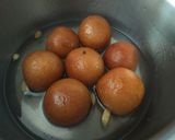 A picture of step 5 of Bread gulab jamun/instant gulab jamun.