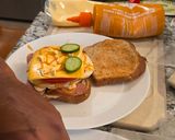A picture of step 5 of Egg Benjo Sandwich 🥪.