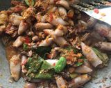 Foto langkah ke 3 dari resep Rica rica cumi asin pete.