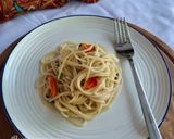 Foto langkah ke 7 dari resep Spaghetti Aglio Olio e peperoncino (versi otentik).