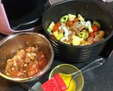 รูปขั้นตอนการทำที่ 2 ของ หมูสันนอกหมักซอสบาร์บีคิว