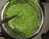 A picture of step 1 of Spinach appam.