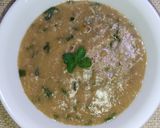 A picture of step 6 of Chicken Porridge (oats).