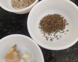 A picture of step 3 of Moringa leaves parathe.