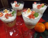 Foto del paso 2 de la receta Copas de granada, crema de naranjas y Chantilly