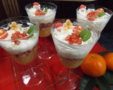 Foto del paso 2 de la receta: Copas de granada, crema de naranjas y Chantilly