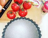 Une image de l'étape 1 de Tarte tomate chevre.
