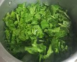 A picture of step 6 of Saibhaji..(Sindhi Style) Palak ki Sabji.