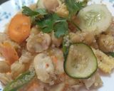 A picture of step 5 of Quin Chick Veg.