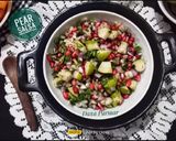 A picture of step 4 of Pear Salsa.