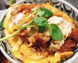 A picture of step 8 of Delicious Restaurant-Style Katsu Donburi.