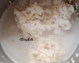 A picture of step 2 of Appam with Veg Stew.