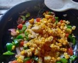 A picture of step 3 of Sweet corn chaat.