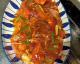 A picture of step 4 of Sweet Sour Fish Kantonis style.