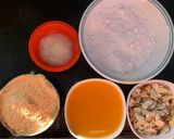A picture of step 1 of Orange halwa.