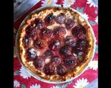 Une image de l'étape 4 de Tarte aux pêches de vigne et crème citron.