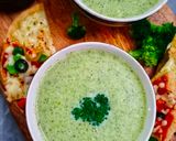 A picture of step 5 of Cream of Broccoli Soup.