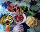 Foto del paso 1 de la receta: Sopa y ensalada de carne