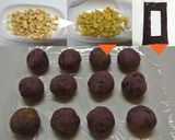 A picture of step 1 of "Komugi-Manju"芋(Sweet Potato).