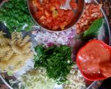 A picture of step 1 of Minestrone Soup.