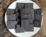 A picture of step 4 of Jamun Poli (Jamun Tikki).