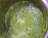 A picture of step 1 of Green dhokla.