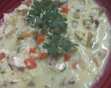 A picture of step 7 of Greek Lemon Chicken Soup.