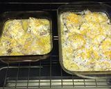A picture of step 4 of Cheesy Caesar Chicken.