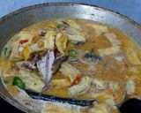 Foto langkah ke 3 dari resep Pindang Tahu Kuah Santan.