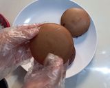 Foto langkah ke 5 dari resep Dorayaki coklat.