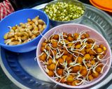 स्प्राउट्स चाट(Sprouts chaat recipe in hindi) रेसिपी चरण 1 फोटो