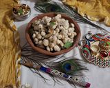 A picture of step 5 of Janmashtami special prasad bhog - Makhana Paag.