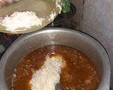 A picture of step 3 of Chicken Yakhni pulao.