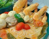 Gambar langkah 4 resipi Bihun Tom Yam.