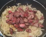 Foto del paso 4 de la receta: Hígado y pulmón de cerdo encebollado