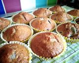 A picture of step 7 of Vickys Cherry Banana Muffins, GF DF EF SF NF.
