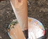 A picture of step 25 of Chocolate cake with whipped cream frosting.