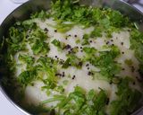 A picture of step 1 of Sooji dhokla.