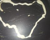 A picture of step 3 of Eggless pancake.