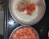 A picture of step 5 of Idli rawa uttapam.