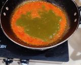 A picture of step 6 of Sarso Ka Saag (sarso, palak, bathua).