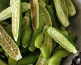 A picture of step 1 of Tendli Sabzi.