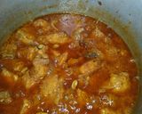 A picture of step 7 of Badami chicken qorma.